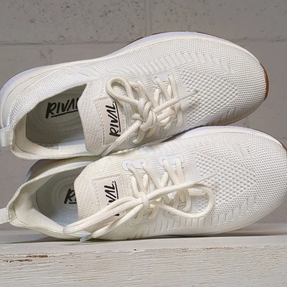 Women's RIVAL Pulse Athletic Sneaker Ivory/White Size 5.5 - Picture 11 of 13